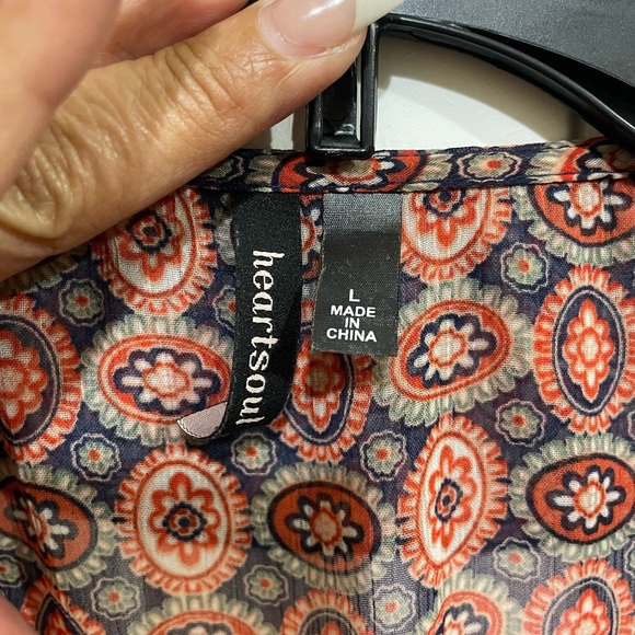 Cute Heartsoul-blouse pre-owed. Size-L - Picture 5 of 7